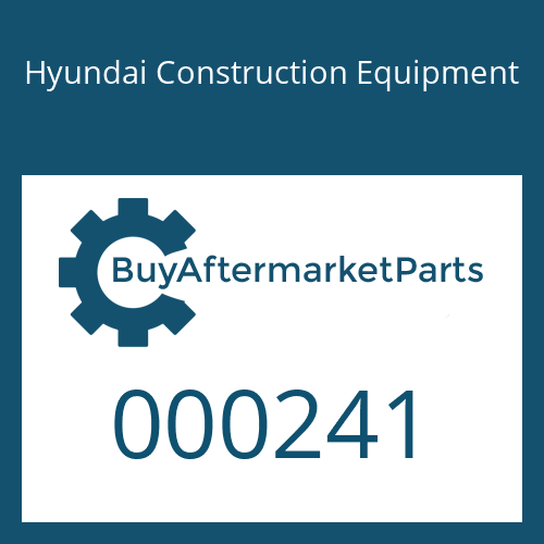 Hyundai Construction Equipment 000241 - CYLINDER ASSY-O/RIGGER RH