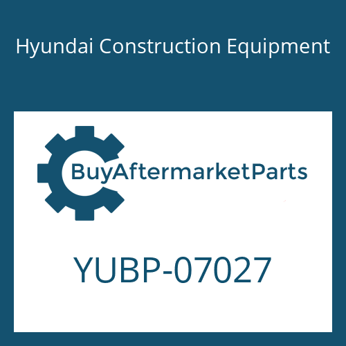 YUBP-07027 Hyundai Construction Equipment CAP-FILLER
