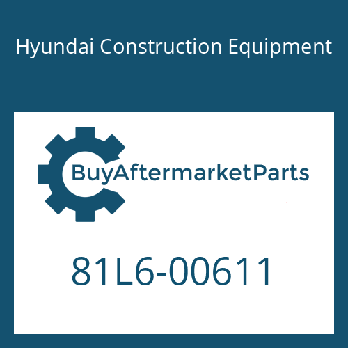 Hyundai Construction Equipment 81L6-00611 - BRACKET