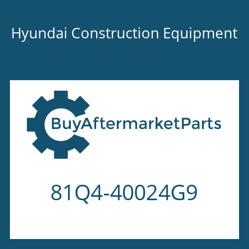 Hyundai Construction Equipment 81Q4-40024G9 - AXLE ASSY-REAR