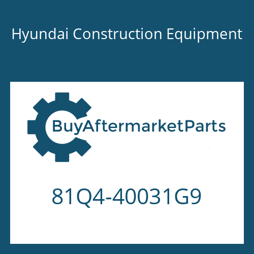 Hyundai Construction Equipment 81Q4-40031G9 - TRANSMISSION ASSY