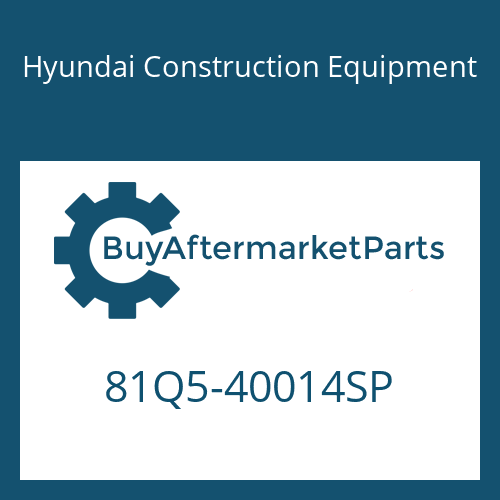 Hyundai Construction Equipment 81Q5-40014SP - AXLE ASSY-FRONT