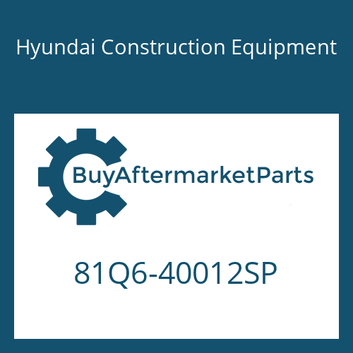 Hyundai Construction Equipment 81Q6-40012SP - AXLE ASSY-FRONT