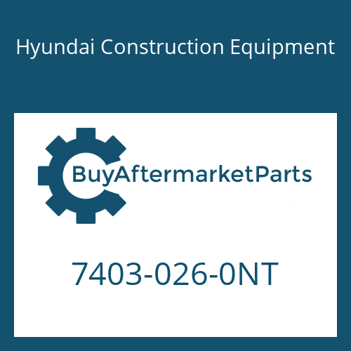 Hyundai Construction Equipment 7403-026-0NT - SEAL-SHAFT