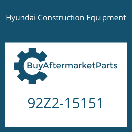 92Z2-15151 Hyundai Construction Equipment DECAL-MODEL NAME RH
