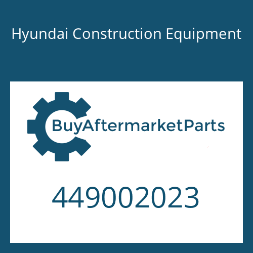 Hyundai Construction Equipment 449002023 - BOLT-SOCKET