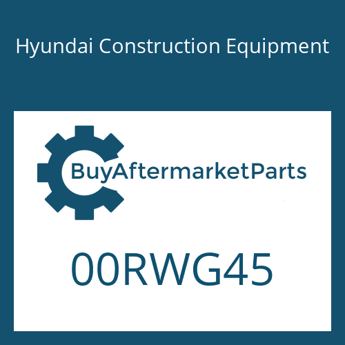Hyundai Construction Equipment 00RWG45 - O-RING
