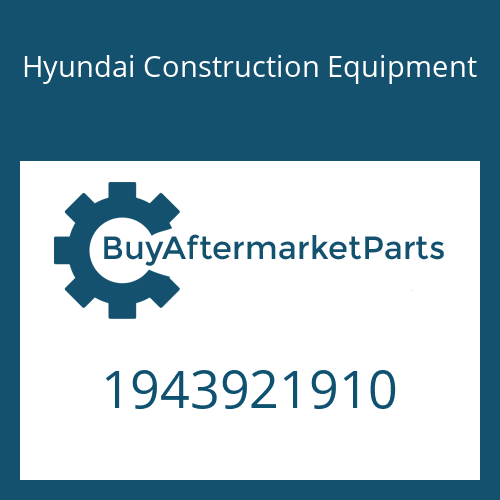 Hyundai Construction Equipment 1943921910 - PISTON-ENG
