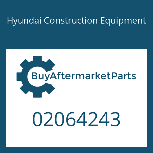 Hyundai Construction Equipment 02064243 - PISTON-VALVE