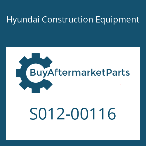 Hyundai Construction Equipment S012-00116 - STRIKER
