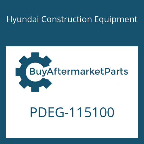Hyundai Construction Equipment PDEG-115100 - BARREL KIT-CYL