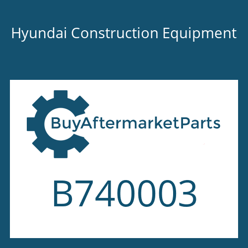 Hyundai Construction Equipment B740003 - SWITCH-MAGNETIC