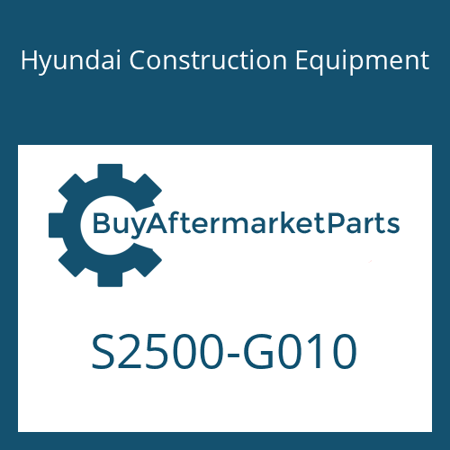 S2500-G010 Hyundai Construction Equipment RING-BACKUP
