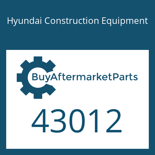 Hyundai Construction Equipment 43012 - BUMPER-RUBBER