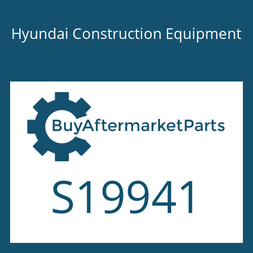 Hyundai Construction Equipment S19941 - SPACER-BUMPER