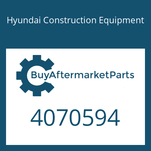Hyundai Construction Equipment 4070594 - SCREW-HEX FLG