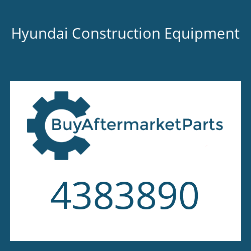 Hyundai Construction Equipment 4383890 - VALVE-RELIEF