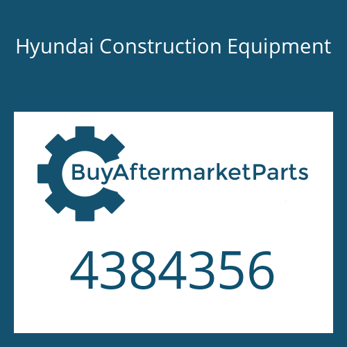 Hyundai Construction Equipment 4384356 - SEAL-RECTANGULAR