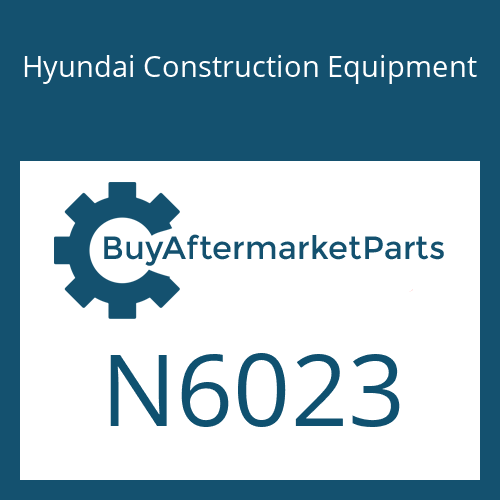 Hyundai Construction Equipment N6023 - POPPET