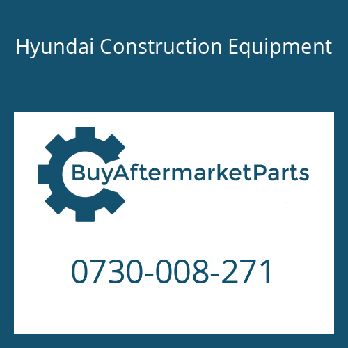 Hyundai Construction Equipment 0730-008-271 - SHIM