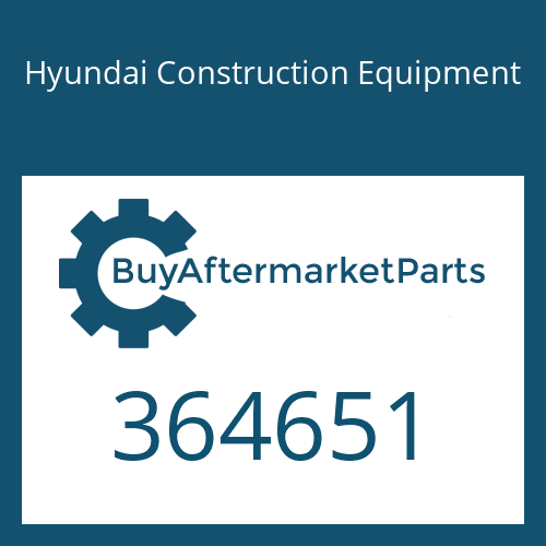 Hyundai Construction Equipment 364651 - WASHER