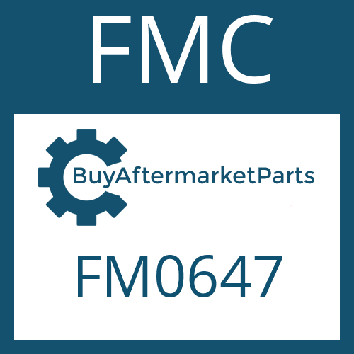 FMC FM0647 - FRICTION PLATE