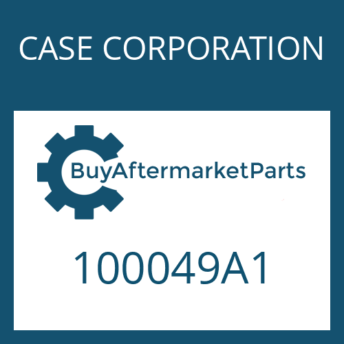 100049A1 CASE CORPORATION FRICTION PLATE