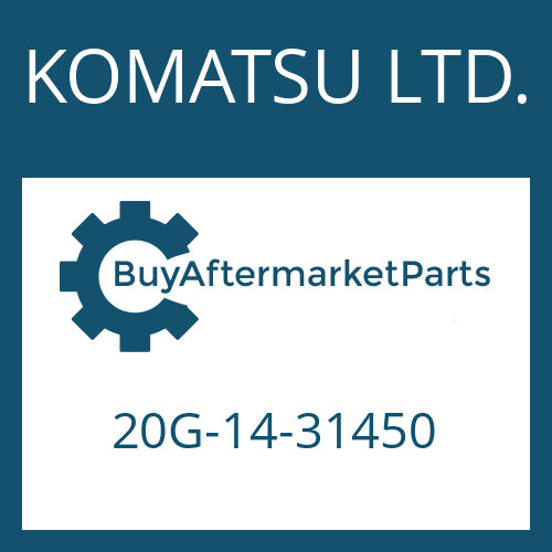 KOMATSU LTD. 20G-14-31450 - FRICTION PLATE