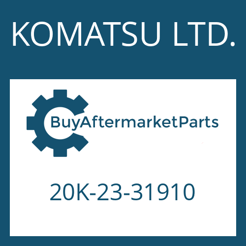 KOMATSU LTD. 20K-23-31910 - FRICTION PLATE