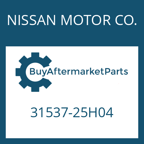 NISSAN MOTOR CO. 31537-25H04 - FRICTION PLATE