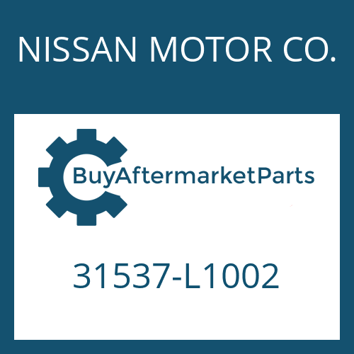 NISSAN MOTOR CO. 31537-L1002 - FRICTION PLATE