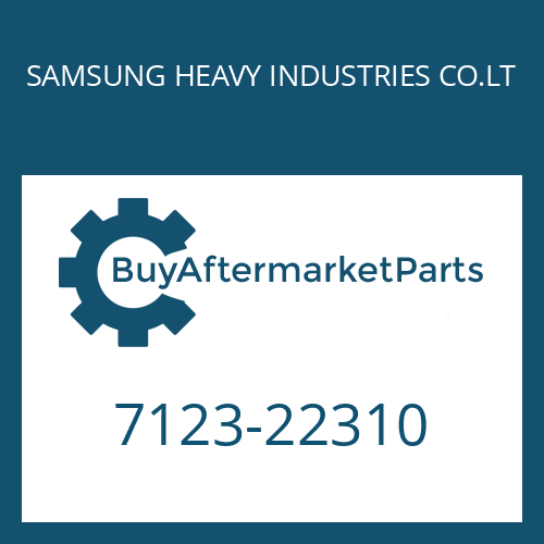 SAMSUNG HEAVY INDUSTRIES CO.LT 7123-22310 - FRICTION PLATE