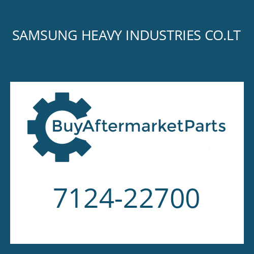 7124-22700 SAMSUNG HEAVY INDUSTRIES CO.LT FRICTION PLATE
