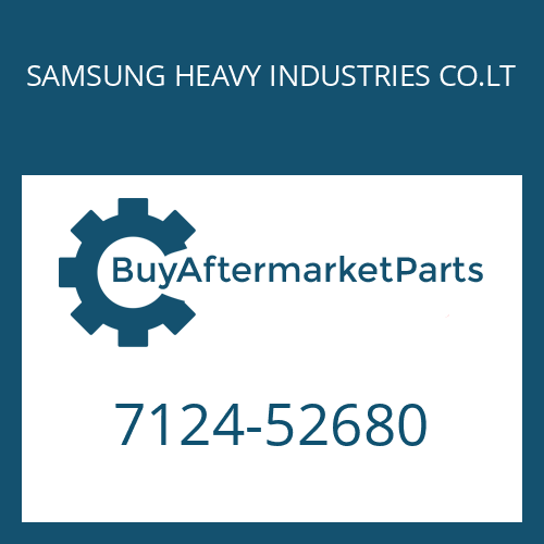 7124-52680 SAMSUNG HEAVY INDUSTRIES CO.LT FRICTION PLATE