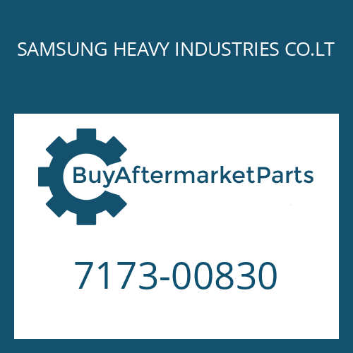 SAMSUNG HEAVY INDUSTRIES CO.LT 7173-00830 - FRICTION PLATE