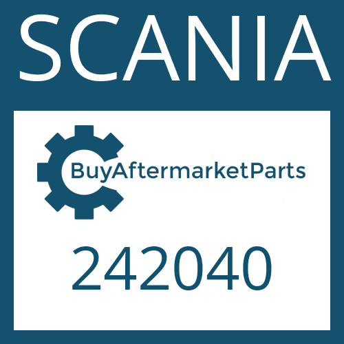 SCANIA 242040 - FRICTION PLATE