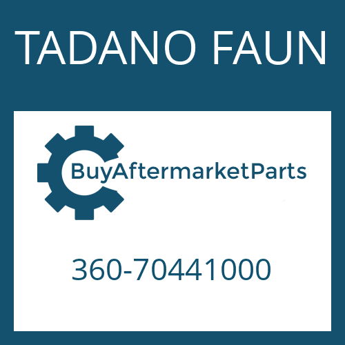 TADANO FAUN 360-70441000 - FRICTION PLATE