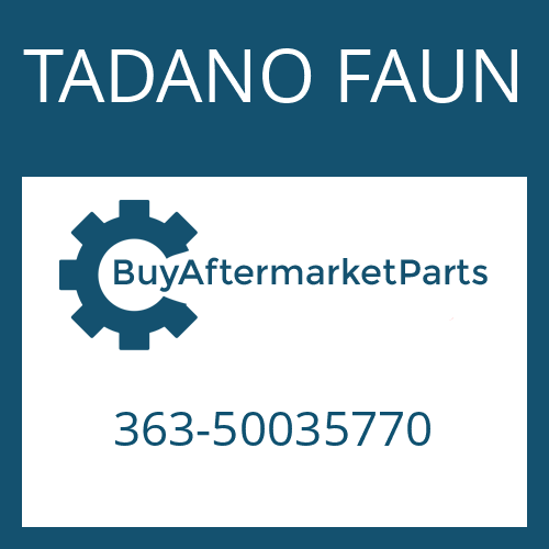 TADANO FAUN 363-50035770 - FRICTION PLATE