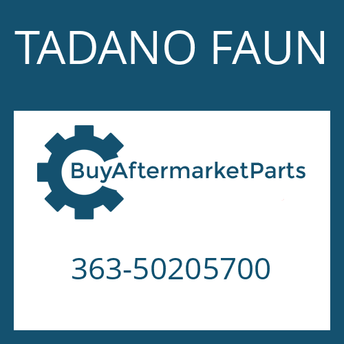 TADANO FAUN 363-50205700 - FRICTION PLATE