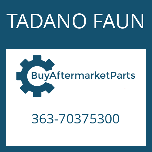 TADANO FAUN 363-70375300 - FRICTION PLATE