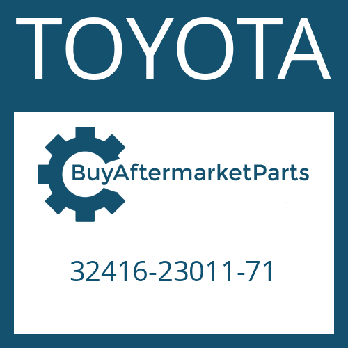 TOYOTA 32416-23011-71 - FRICTION PLATE
