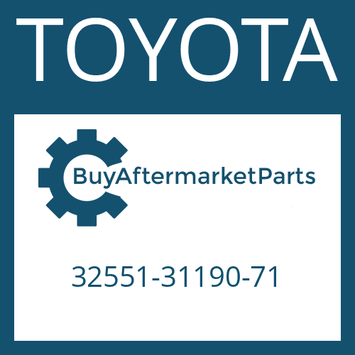 32551-31190-71 TOYOTA FRICTION PLATE