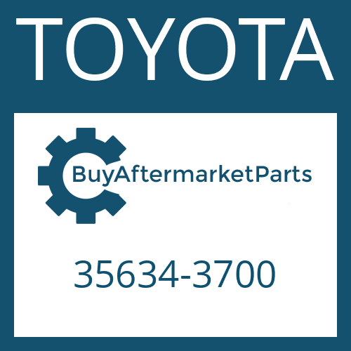 TOYOTA 35634-3700 - FRICTION PLATE