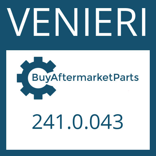 VENIERI 241.0.043 - FRICTION PLATE