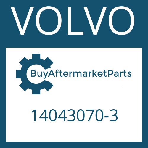 VOLVO 14043070-3 - FRICTION PLATE