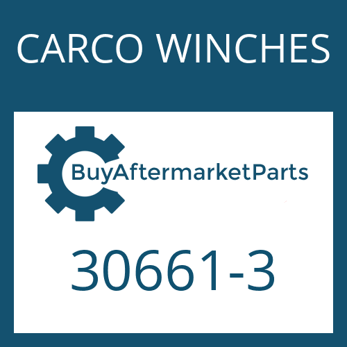 30661-3 CARCO WINCHES FRICTION PLATE