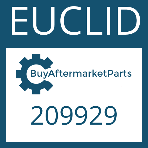 EUCLID 209929 - FRICTION PLATE