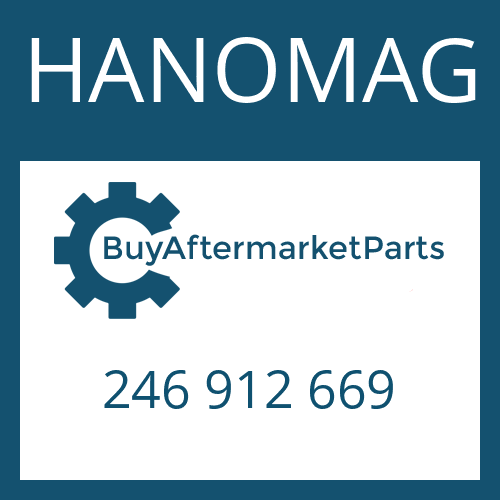 HANOMAG 246 912 669 - FRICTION PLATE