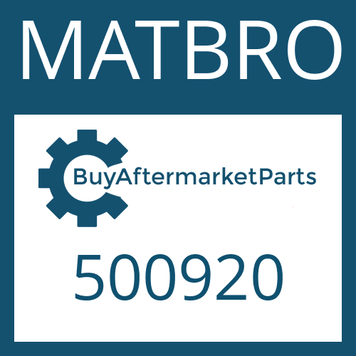 MATBRO 500920 - FRICTION PLATE