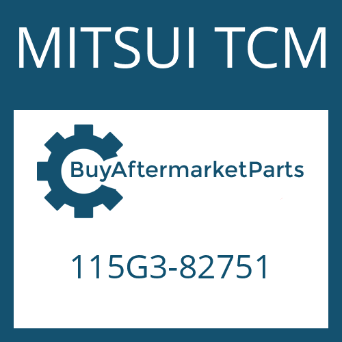 MITSUI TCM 115G3-82751 - FRICTION PLATE